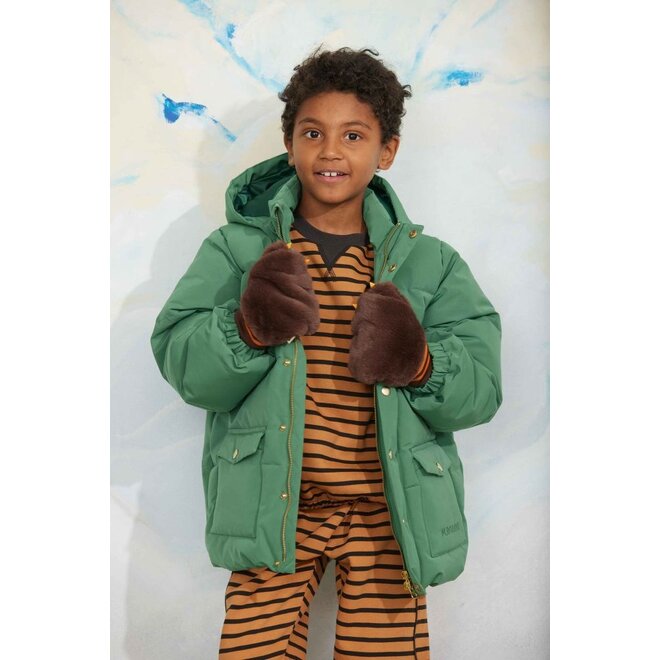 Mini Rodini | Solid Heavy Puffer Green