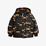 Mini Rodini | Dog Aop Hooded Puffer Black