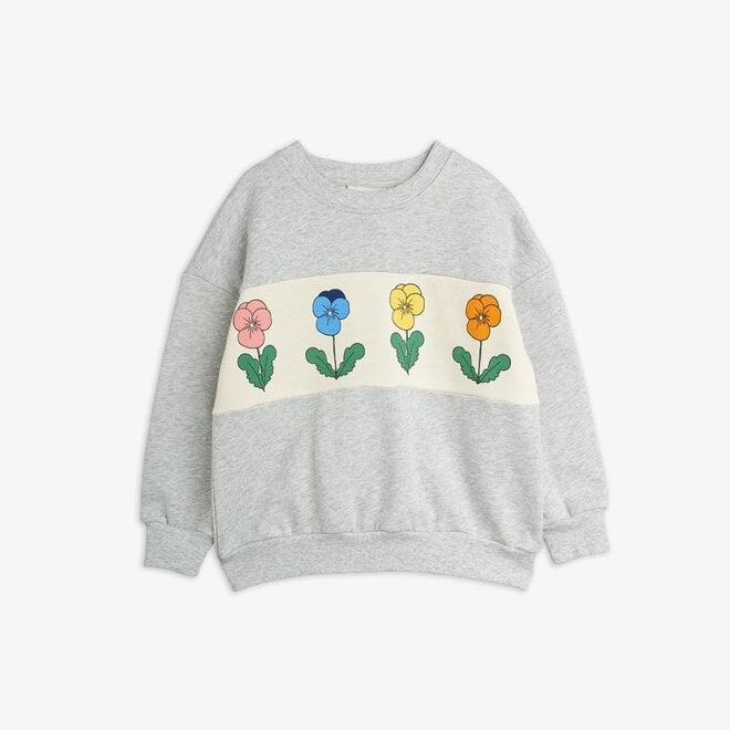 Violas Panel Sweatshirt Grey Melange