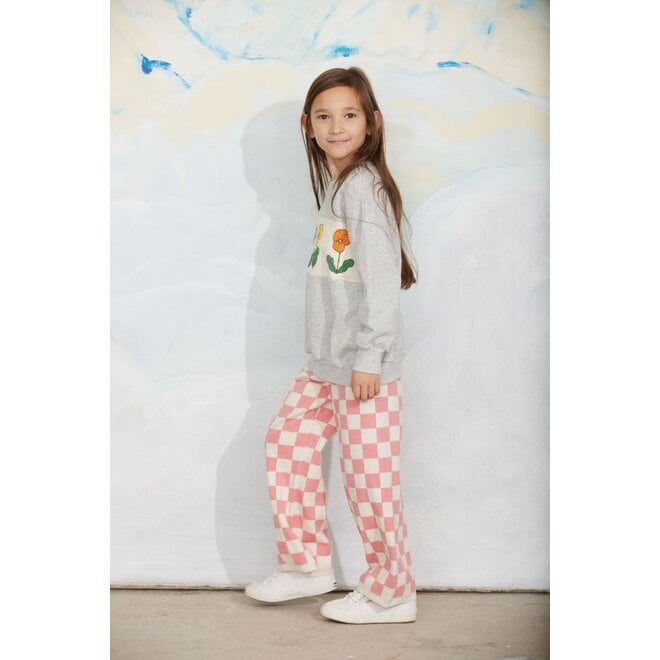 Mini Rodini | Violas Panel Sweatshirt Grey Melange