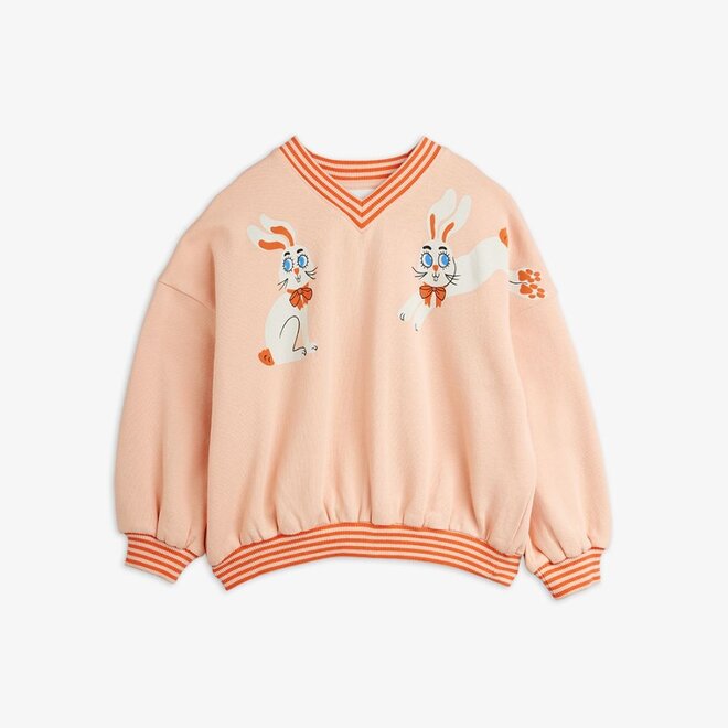 Mini Rodini | Rabbits Sp Sweatshirt Pink