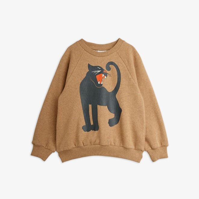 Mini Rodini | Panther Sp Melange Sweatshirt Brown