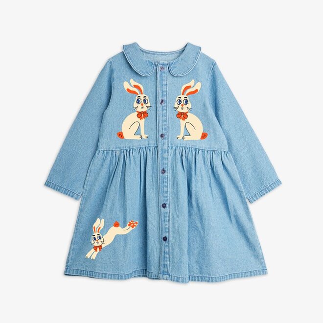 Denim Rabbit Sp Woven Dress Blue