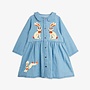 Mini Rodini | Denim Rabbit Sp Woven Dress Blue