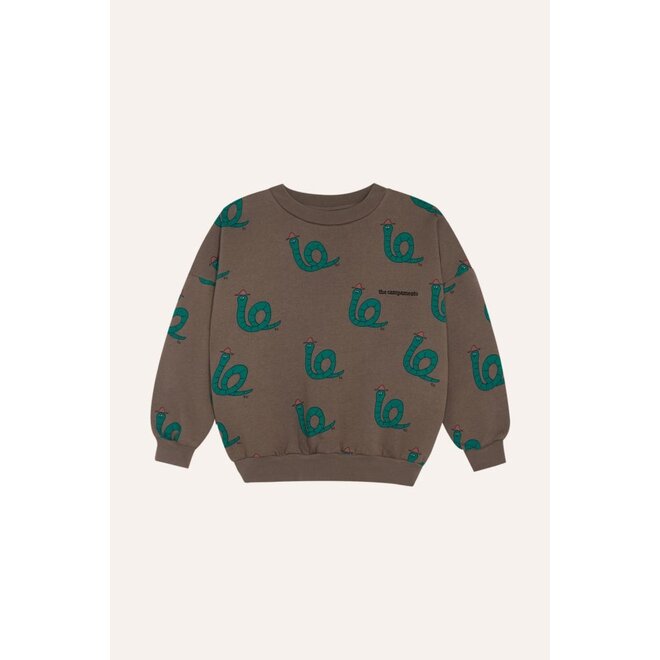 Snakes Sweatshirt Brown