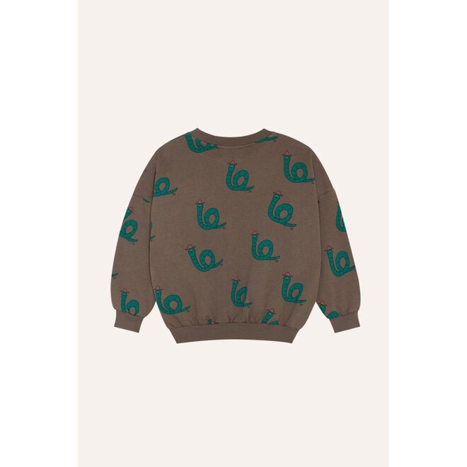 The Campamento | Snakes Sweatshirt Brown