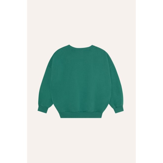 The Campamento | Smiling Face Sweatshirt Green
