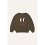 The Campamento | Big Smiling Face Sweatshirt Green