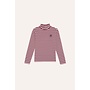 The Campamento | Burgundy Stripes Turtle Neck Tshirt