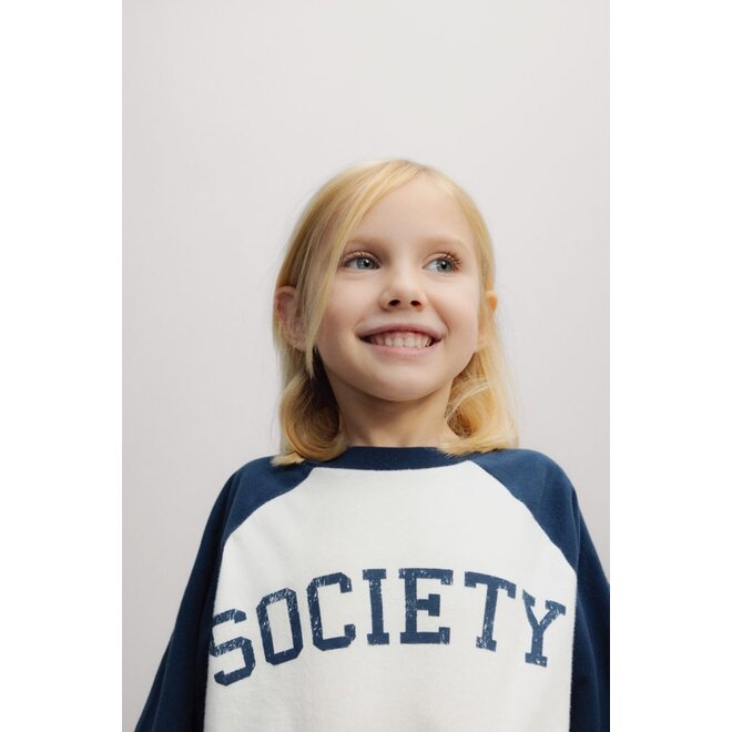 The New Society | Delia T-Shirt Black Iris