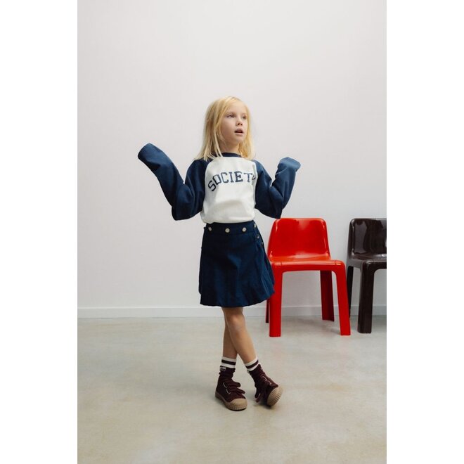 The New Society | Delia T-Shirt Black Iris