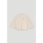 The New Society | Fog Teen Sweatshirt Whisper White Melange