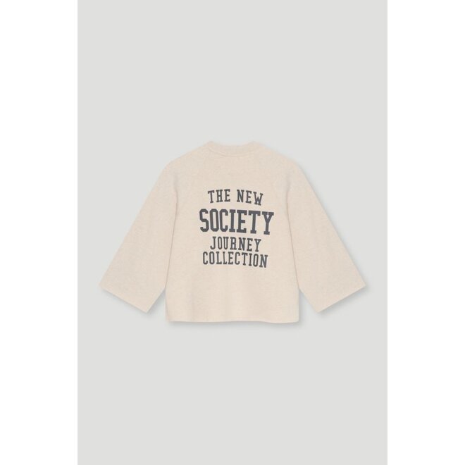 The New Society | Fog Teen Sweatshirt Whisper White Melange
