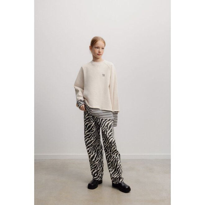 The New Society | Fog Teen Sweatshirt Whisper White Melange