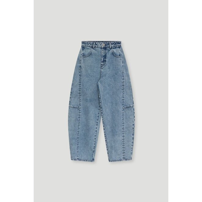 The New Society | TNS Denim Teen Curved Trouser Light Blue Denim