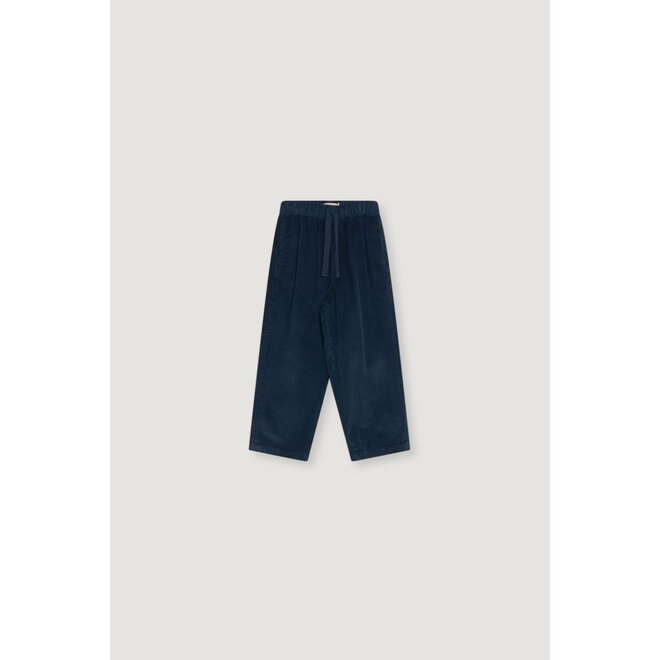 The New Society | Elio Corduroy Trouser Black Iris