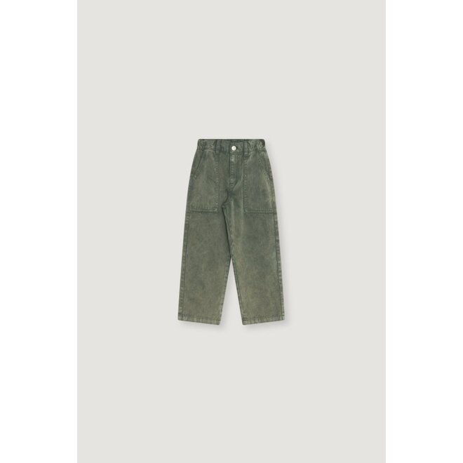 TNS Denim Baggy Pant Tea Leaf