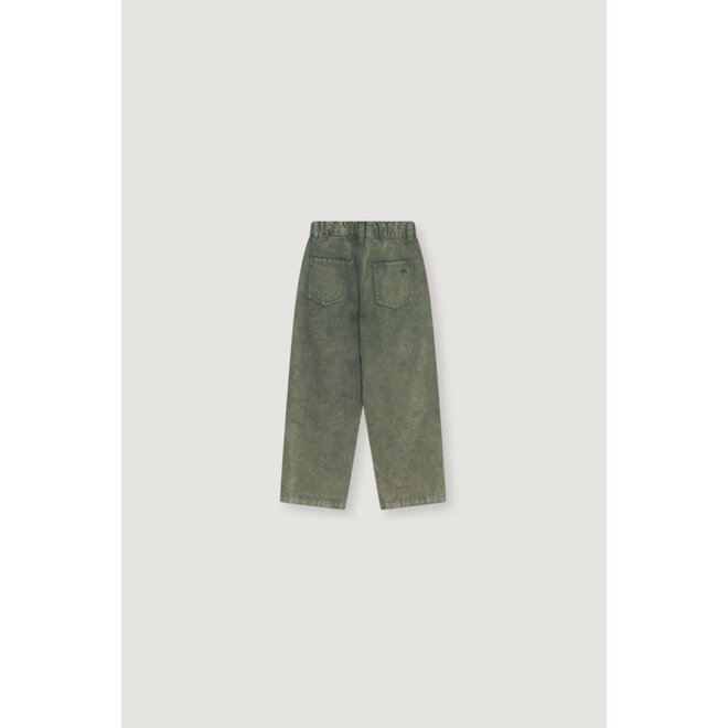 The New Society | TNS Denim Baggy Pant Tea Leaf