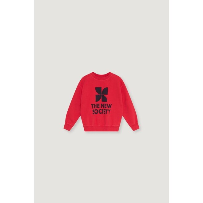 TNS Logo Sweatshirt Chinese Red