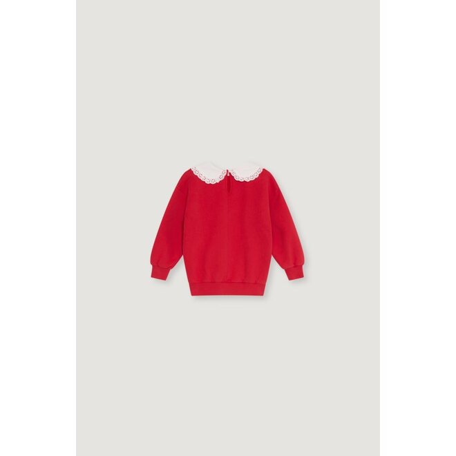 The New Society | Paris Sweatshirt Chinese Red