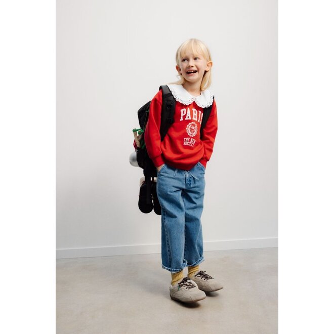 The New Society | Paris Sweatshirt Chinese Red