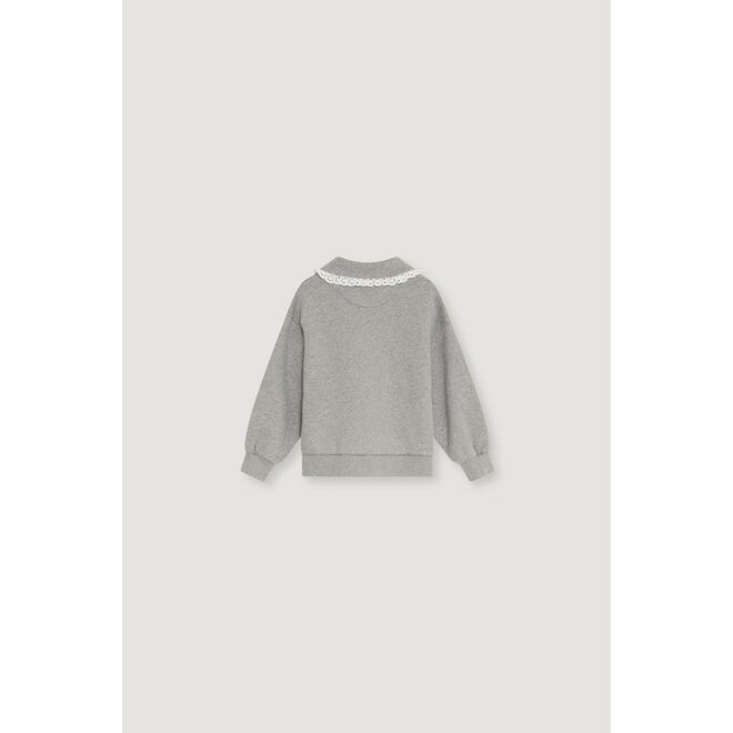 The New Society | Ash Polo Mid Grey Melange