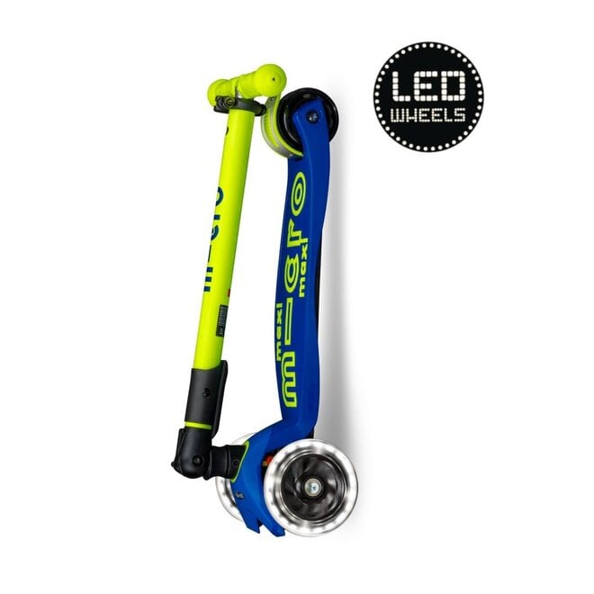 Micro Step | Maxi Micro inklapbaar LED blauw geel Neon