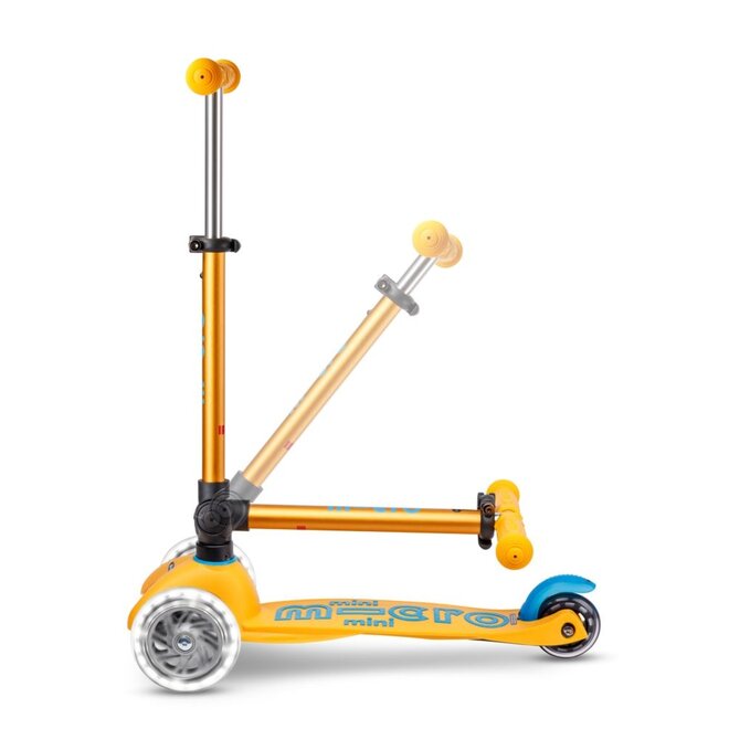 Micro Step | Micro Mini Micro step Deluxe Inklapbaar LED Abrikoos