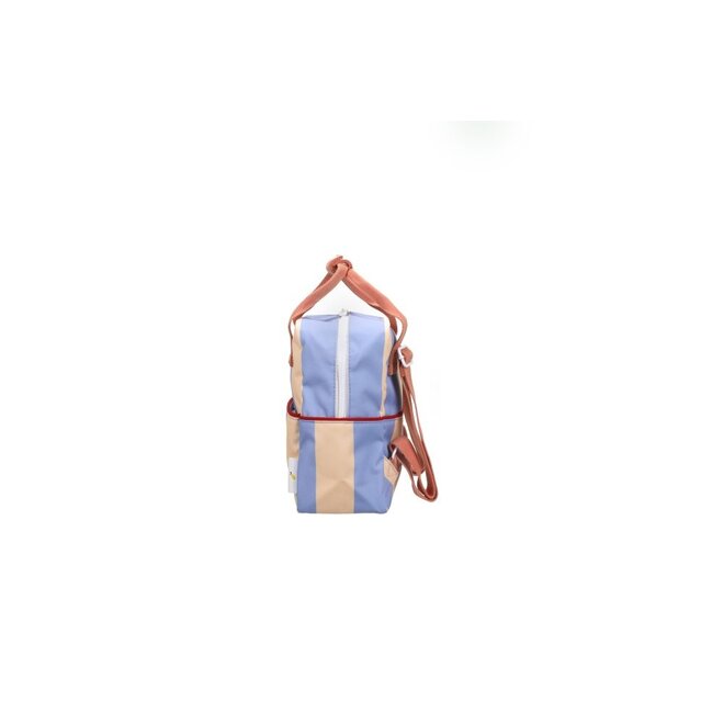Sticky Lemon | Backpack Small Lemon Tree Stripes Cloud Blue + Twiggy Beige