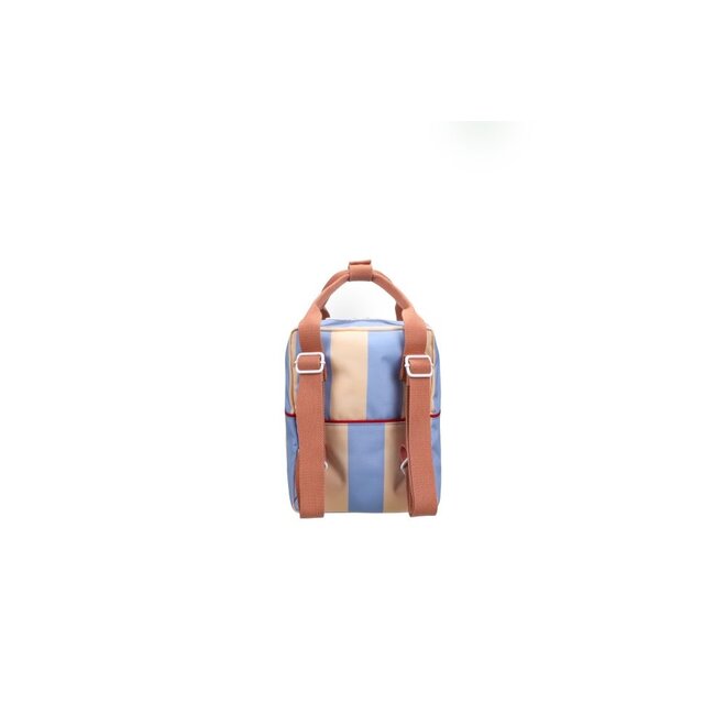 Sticky Lemon | Backpack Small Lemon Tree Stripes Cloud Blue + Twiggy Beige