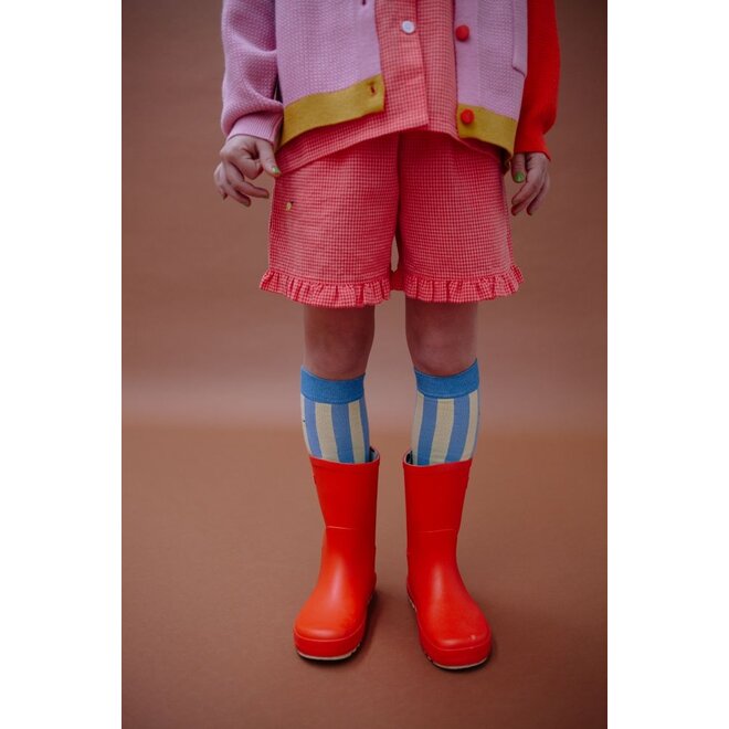 Sticky Lemon | Knee High Socks Lemon Tree Vertical Stripes