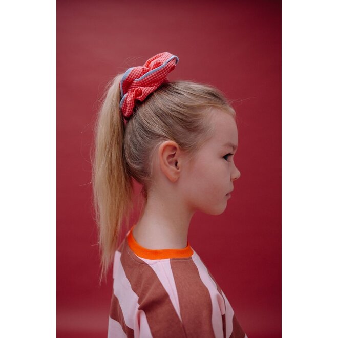 Sticky Lemon | Scrunchie Lemon Tree Gingham Flower + Rose