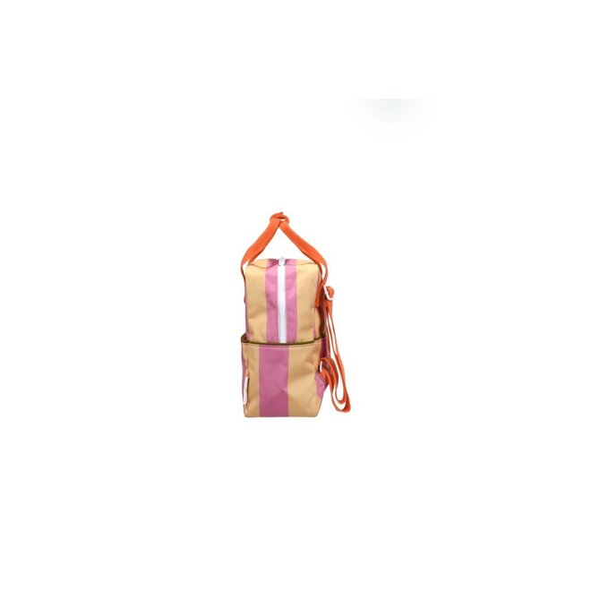 Sticky Lemon | Backpack Small Lemon Tree Stripes Rosebay Pink + Apple Juice