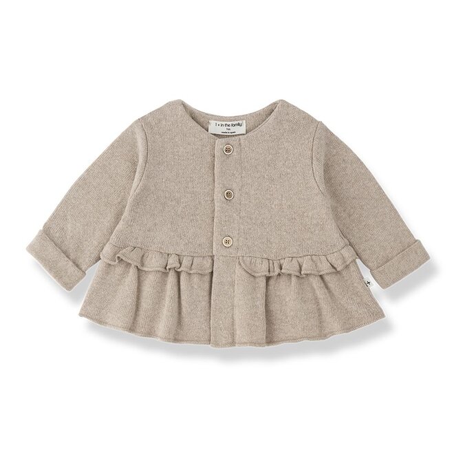 1+ in the family | Strasbourg Girly Vestje Beige