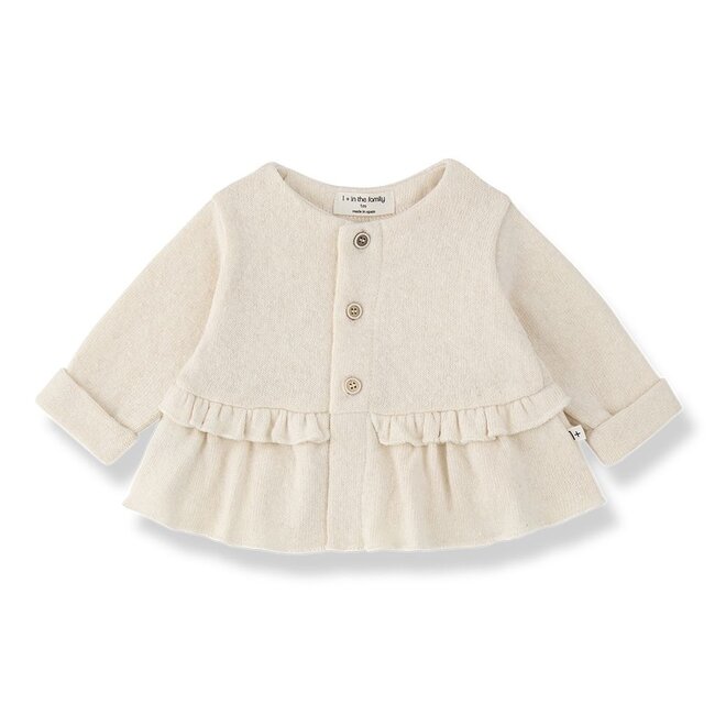 Strasbourg Girly Vestje Ecru
