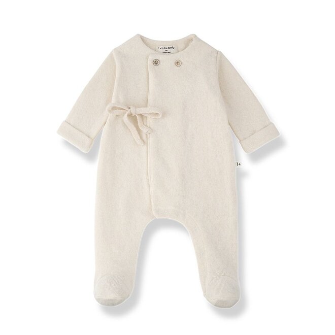 1+ in the family | Havre Boxpakje With Feet Ecru