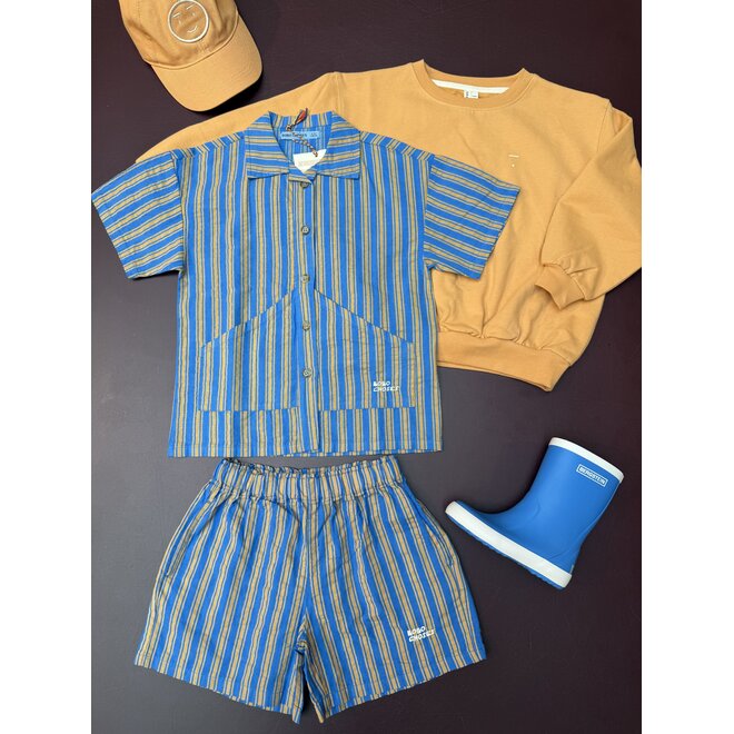 Bobo Choses | New Hairline Woven Shirt Navy Blue