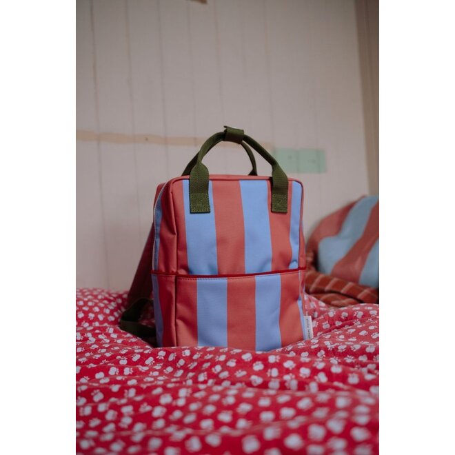 Sticky Lemon | Backpack Medium Lemon Tree Stripes Cloud Blue + Maple Whirl