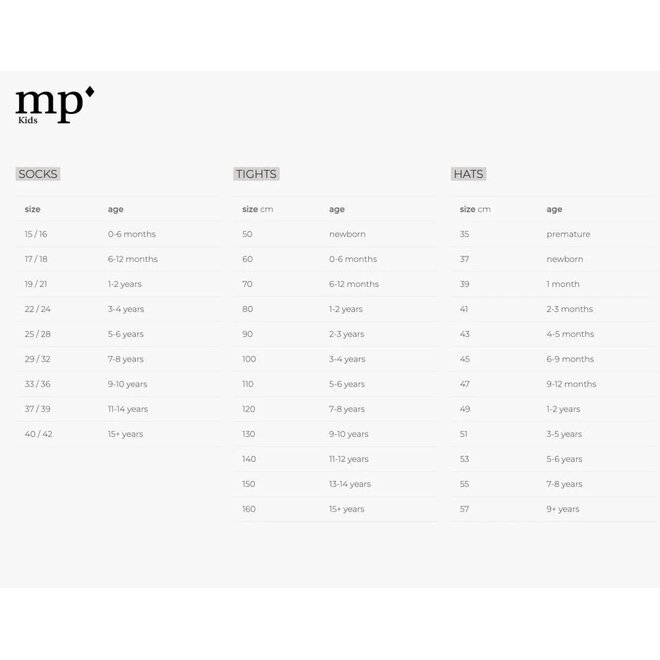 MP Denmark | Wool Rib Tights Ecru