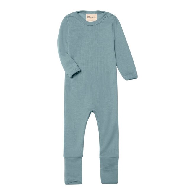 Engel | Wollen Sleep Overall Mountain Blue