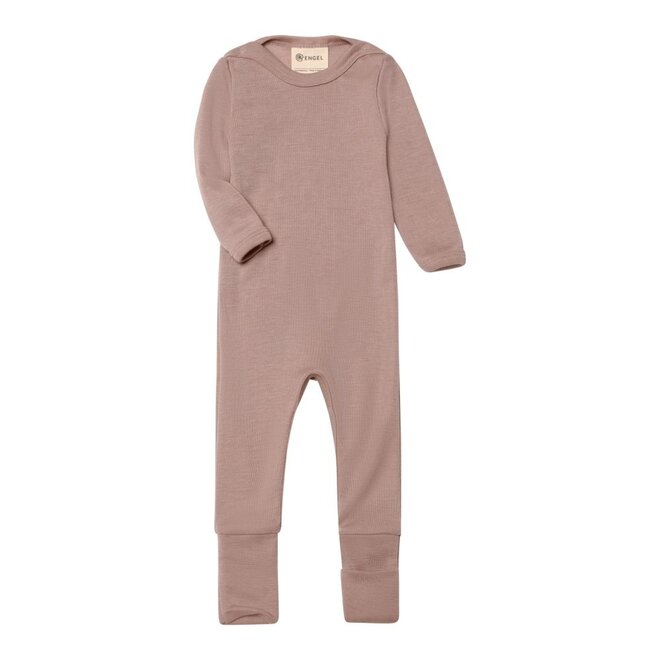 Wollen Sleep Overall Dusty Rose