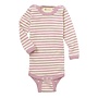 Engel | Wollen Romper Lange Mouw Rosewood Melange/Naturel