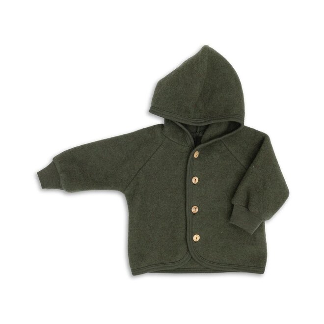 Engel | Hooded jacket reed mélange