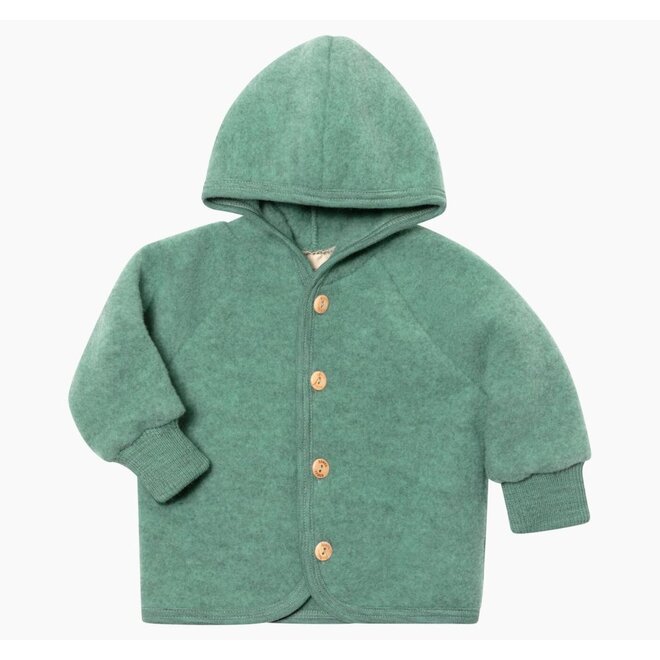 Hooded Jacket Jade Melange
