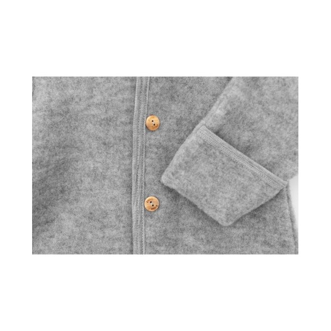 Engel | Hooded Overall light grey mélange