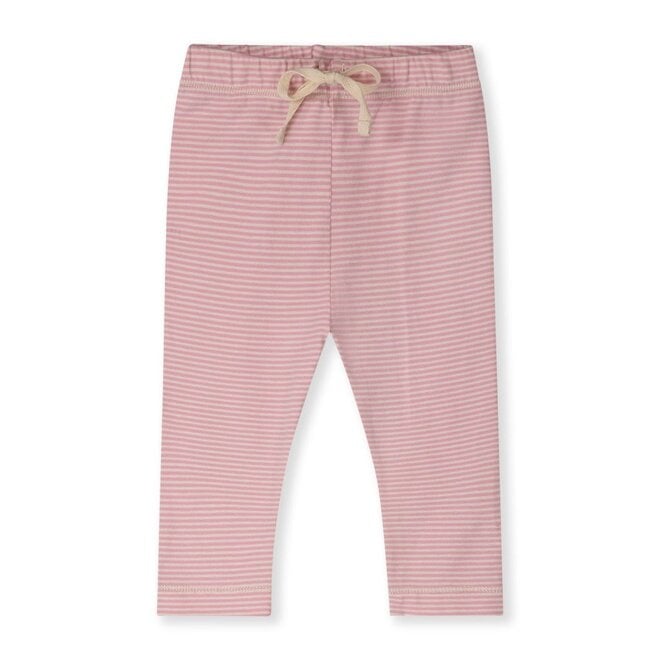 Baby Leggings GOTS Bubblegum / Cream