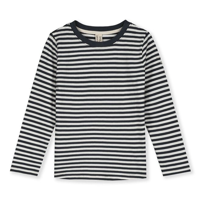 Gray Label | Longsleeve Tee GOTS Pirate Black / Cream