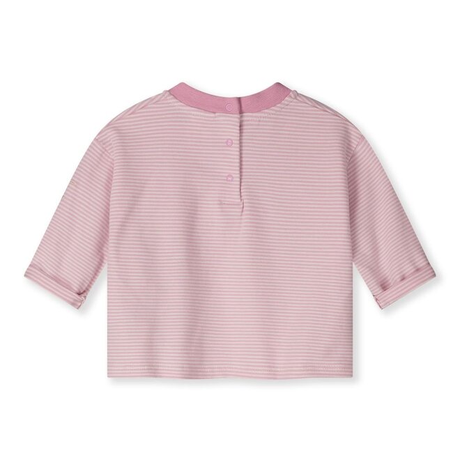 Gray Label | Baby Longsleeve Pocket Tee GOTS Bubblegum / Cream