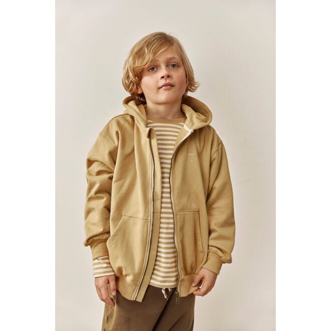 Gray Label | Hooded Cardigan With Zip GOTS Cookie