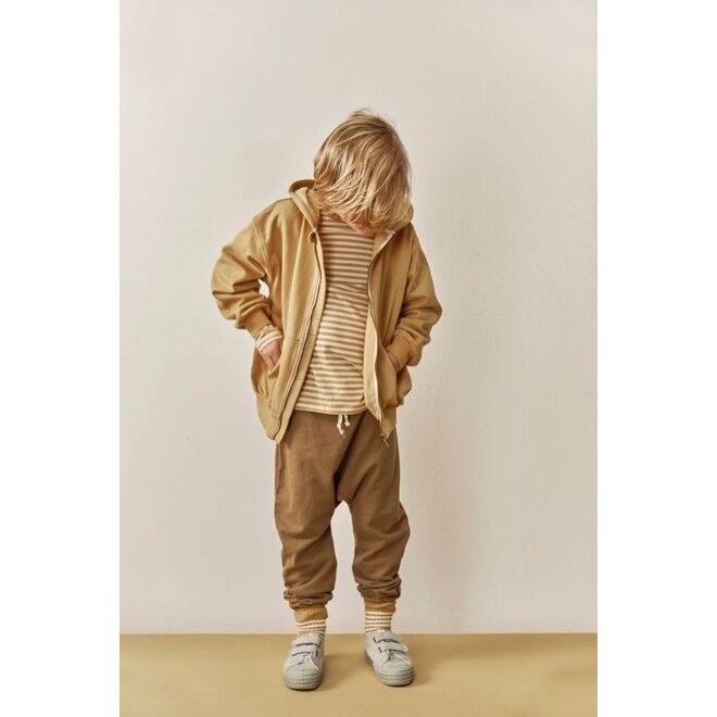 Gray Label | Hooded Cardigan With Zip GOTS Cookie
